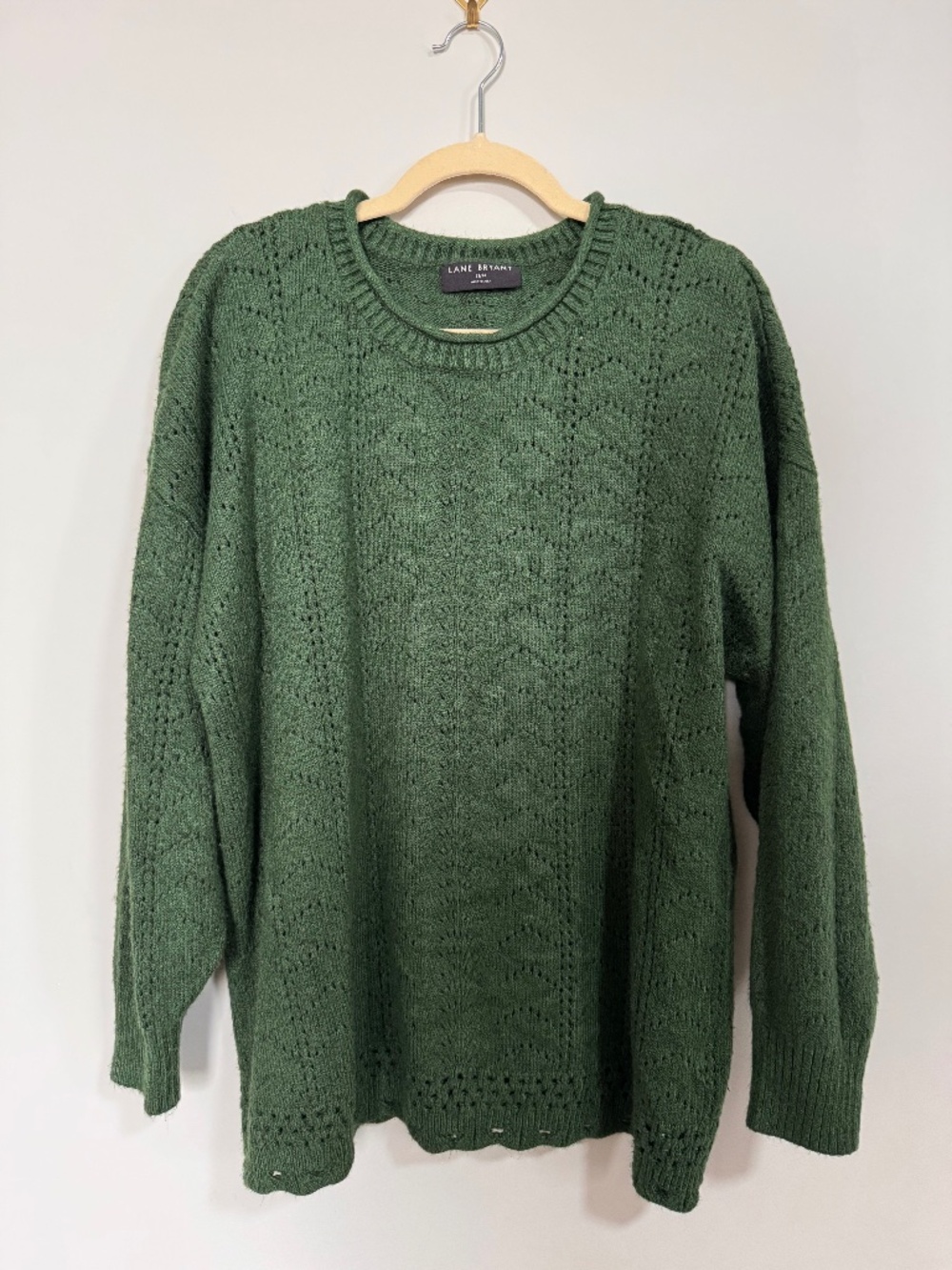 Lane Bryant Open-Work Sweater
